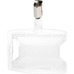 Sicherheitskartenhalter, langlebig, transparent, 8,4 mm x 100 mm x 118 mm