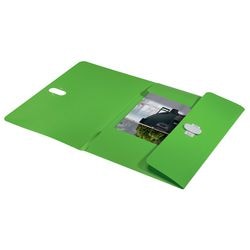 3-Klappen-Ordner Leitz 46220055 grün 100 g