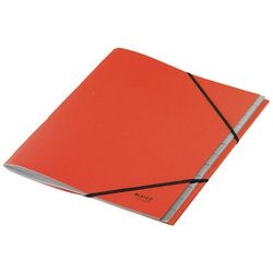 Leitz Recycling-Sortiermappe A4 – mit 12 Fächern – 100 % recycelter Post-Consumer-Karton – rot