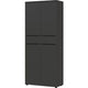 Aktenschrank Germania 4372-547 graue Spanplatte