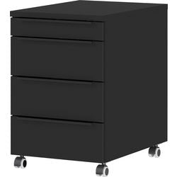 Mobiler Schubladenschrank Germania 4377-83 schwarz GW-Mailand