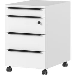 Mobiler Schubladenschrank Germania 4376-84 weiß GW-Mailand