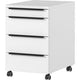 Mobiler Schubladenschrank Germania 4377-84 weiß GW-Mailand