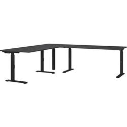 Eckschreibtisch Germania 7897-547uk Graphit C-Basis