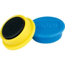 Whiteboard-Magnete Nobo 1915297 Farbsortiment magnetisch