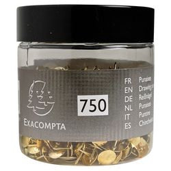 Reißzwecken Exacompta 14768e Messing 257 g