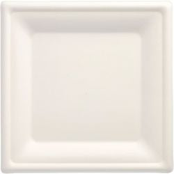 Speiseteller Papstar reinweiß 20 x 6,5 x 20 cm 50 Stück