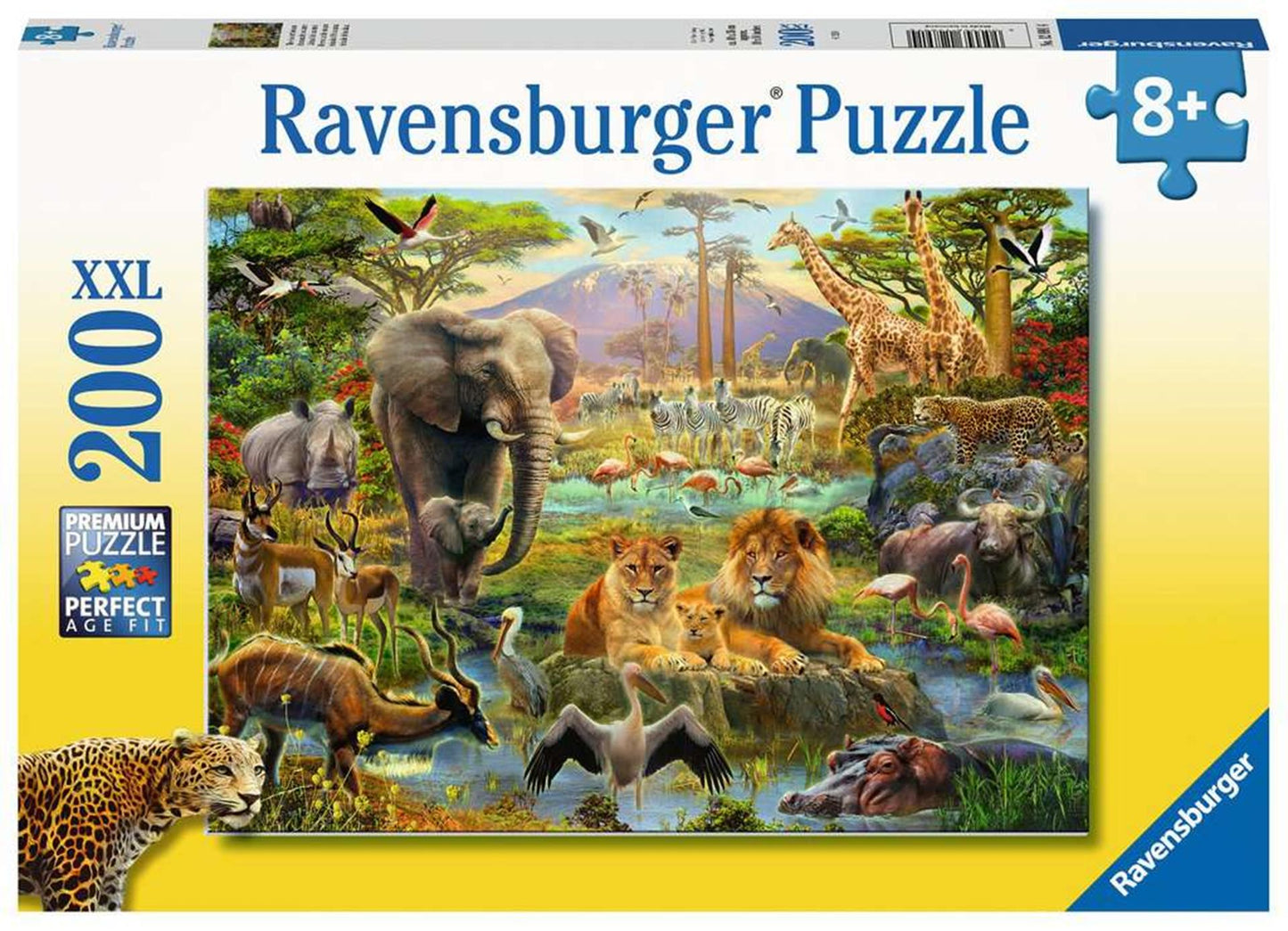 Ravensburger - Tiere des Savannah -Puzzles 200 Teile xxl
