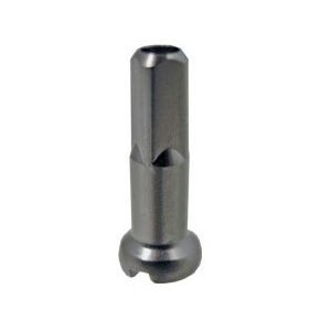 Sapim Spaak Nippel 13 Polyax 14mm Messing Silber (100.)