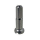 Sapim Spaak Nippel 13 Polyax 14mm Messing Silber (100.)