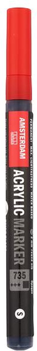 Talens Amsterdam Marker 2 mm Oxydblack 735