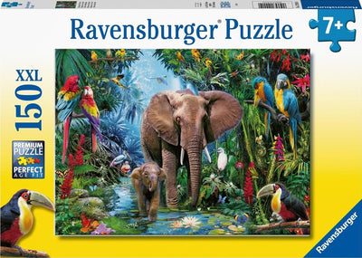 Ravensburger - Elefanten im Dschungel 150 Teile xxl