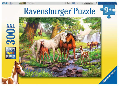 Ravensburger Jigsaw Puzzle xxl Wildpferde am Fluss, 300st.