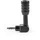Nedis MICMJ100BK Kabelgebundenes Mikrofon-Mini-Plug-in 3,5 mm Schwarz