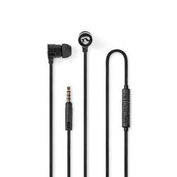 Nedis hpwd5020bk kabelgebundene silberne, schwarze Kopfhörer