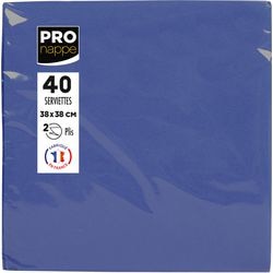 Servietten Pronappe 2-lagig blau 38 x 38 cm