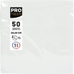 Servietten Pronappe 2-lagig weiß 10 x 10 x 9,5 cm