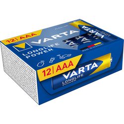 Batterien Varta Longlife Power AAA 12 Stück