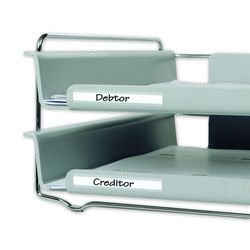 Etikettenhalter djois transparentes PET (Polyethylenterephthalat)