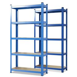 Ty Schrank Karat Lakota MDF, Stahlblech 750 x 300 x 1500 mm blau
