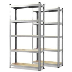 Ty Schrank Karat Lakota MDF, Stahlblech 1000 x 500 x 2000 mm Silber