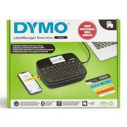 Dymo Label Manager Executive 640 CB tragbarer Etikettendrucker | Kompaktes Etikettiergerät mit Azerty-Tastatur | Bluetooth- und USB-Konnektivität | Kompatibel mit D1-Standard- und langlebigen Etiketten
