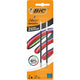 Kugelschreibermine Bic 4 Farben schwarz 2 Stück