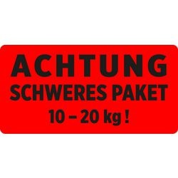 Warnschilder Avery Zweckform 7254 rot selbstklebend