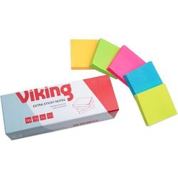 Selbstklebende Haftnotizen im Wikinger-Stil, rechteckig, Farbsortiment