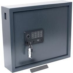 Schlüsselschrank Pavo 8015641 grauer Fingerabdruck