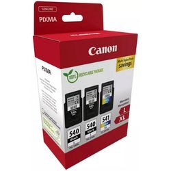 Tintenpatrone Canon Schwarz PG540 L und 3-Farben CL 541 XL Original
