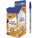 Bic-Box mit 50 Stiften in Kristallblau