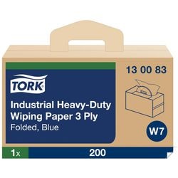 Reinigungspapier Tork 130083 blau w7