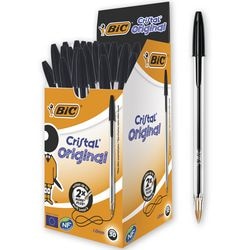 Bic Box 50 Stifte kristallschwarz
