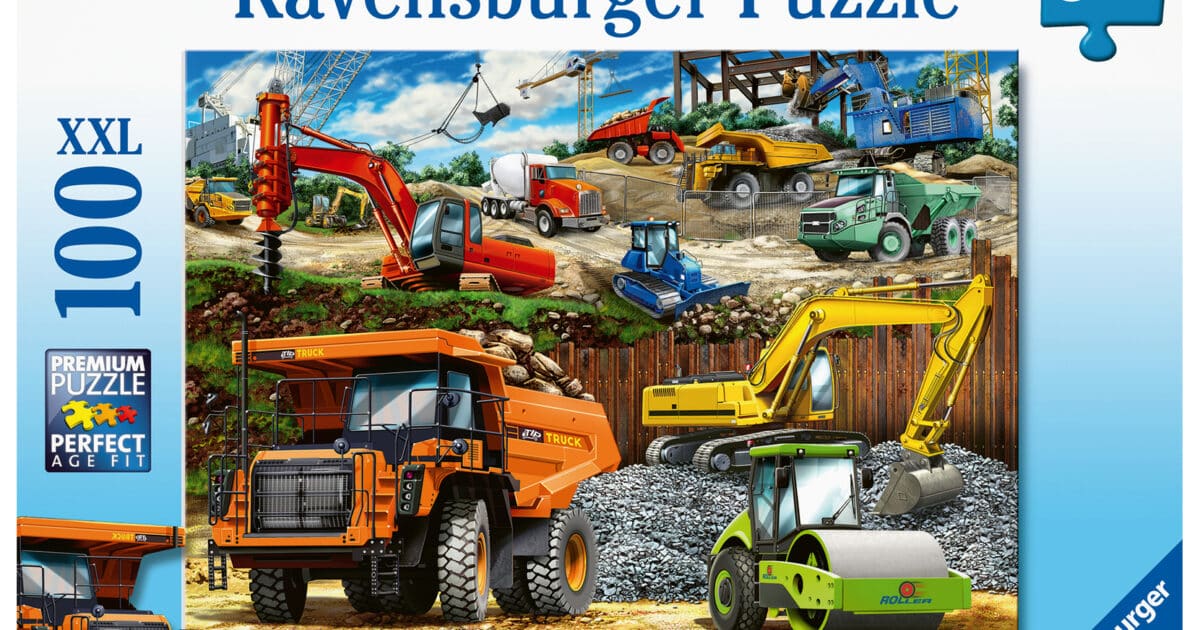 Ravensburger - Baufahrzeuge 100st. Xxl