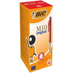 Kugelschreiber bic m-10 rot 0,4mm