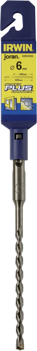 Irwin Hammerbohrer SDS-Plus – 6 x 160 mm