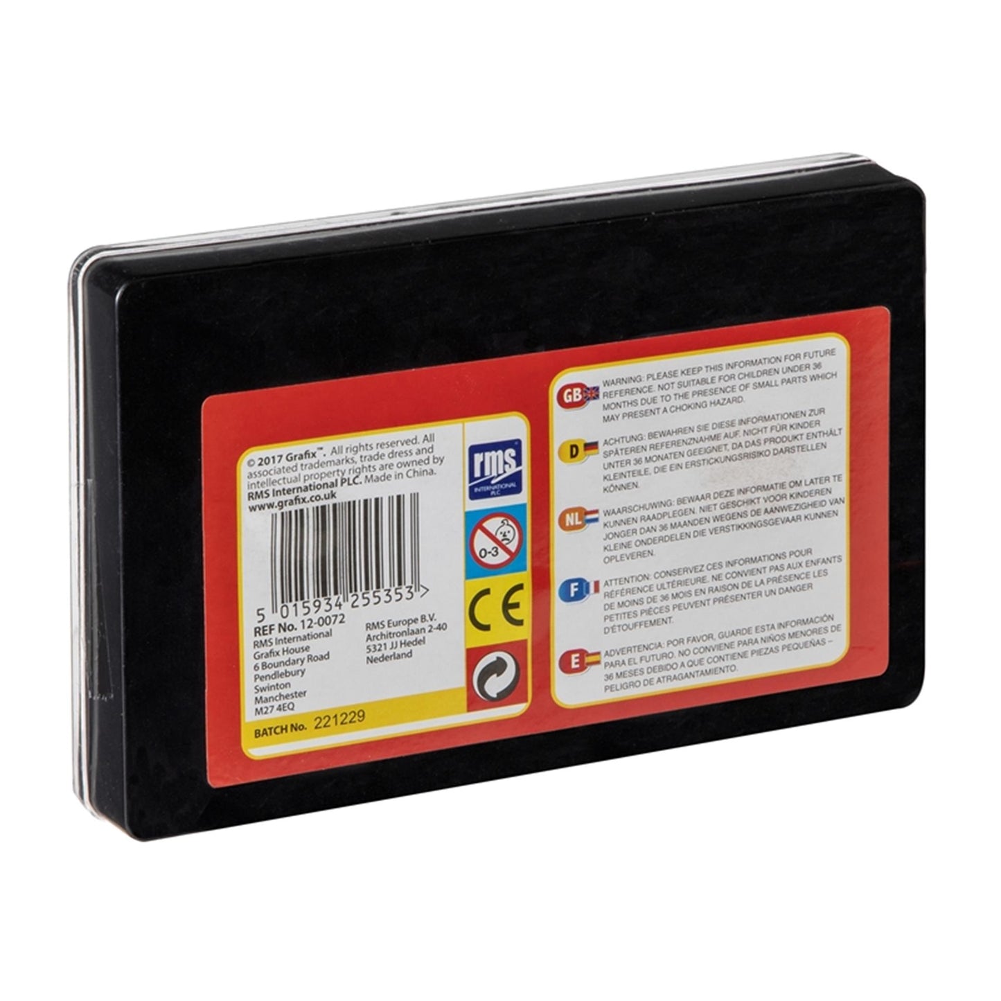 Grafix 2 Packungen Spielkarten und 4 Würfel