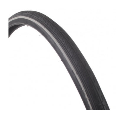 Deli-Reifenreifen Reifen 27 x 1¼ 32-630 Schwarz mit Reflexion