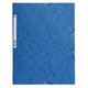 Ordner mit elastischen Klappen, A4, 240 x 320 mm, blau