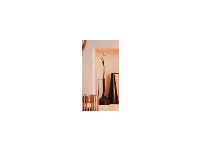 House of Nature Vase Tromso Metall 30cm schwarz