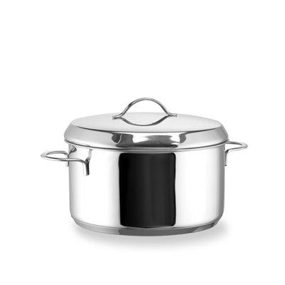 Habonne Eurocuisine -Topf mit Deckel Ø14 cm Edelstahl