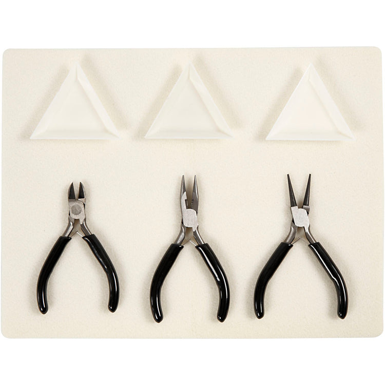 Creativ Company Schmuckwerkzeug-Set, L: 10+11+12 cm, 1 Set