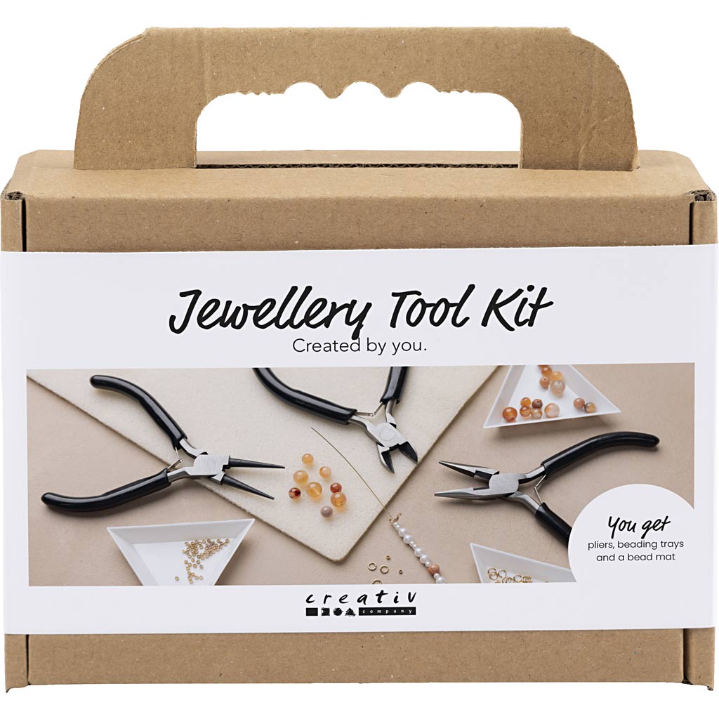 Creativ Company Schmuckwerkzeug-Set, L: 10+11+12 cm, 1 Set 1 Box