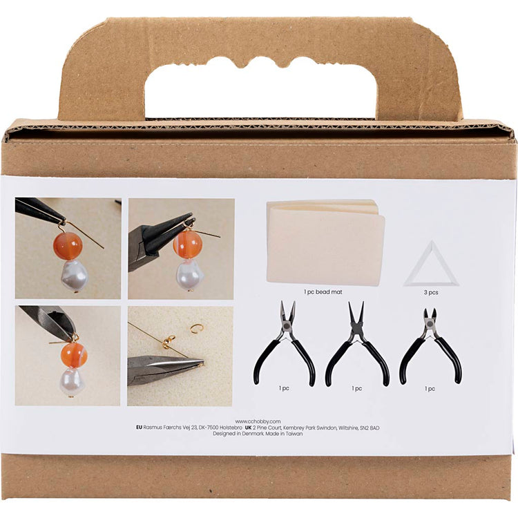 Creativ Company Schmuckwerkzeug-Set, L: 10+11+12 cm, 1 Set 1 Box
