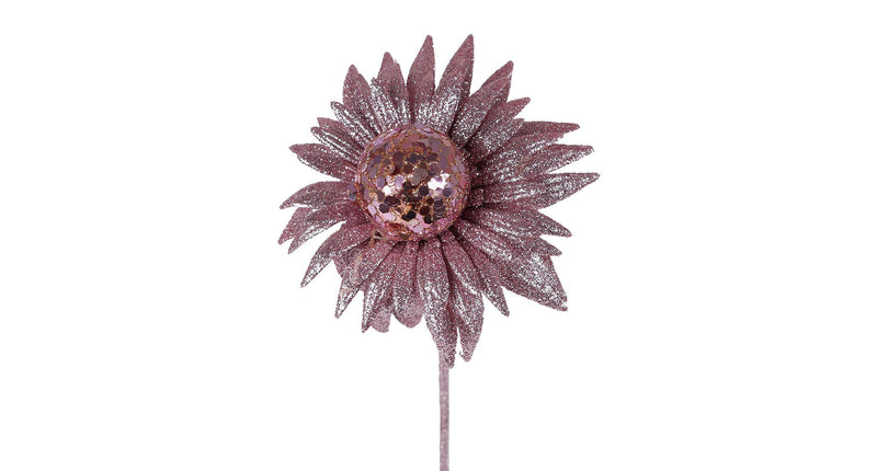 Künstlicher Zweig Sonnenhut rosa pe 50cm | 4 Stück