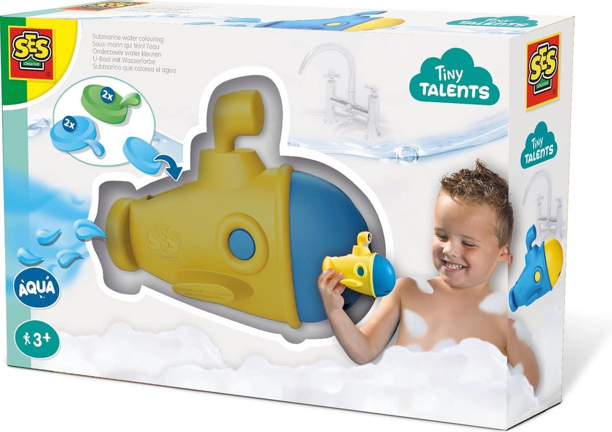SES Tiny Talents Wasserfarbe mit einem U -Boot