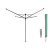 Brabantia Brabantia Lift-o-Matic Droogmolen 60 m Trockenlänge + Erdungshaken und Deckmetallic Grey