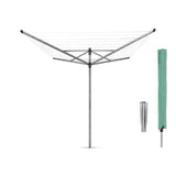 Brabantia Brabantia Lift-o-Matic Droogmolen 60 m Trockenlänge + Erdungshaken und Deckmetallic Grey - afbeelding 2