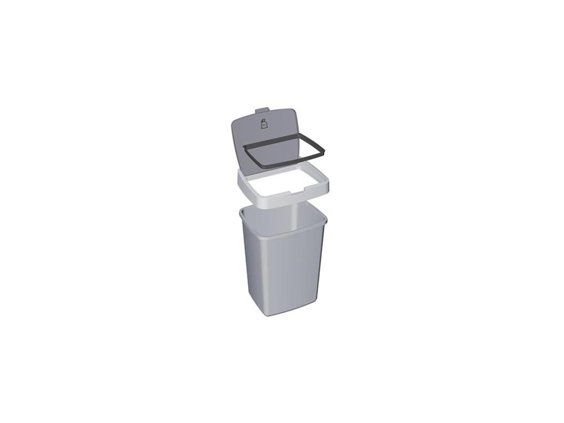 Sonnenwaren Sonnenwaren recycelner Behälter mit Ventil 25l Silbergrau